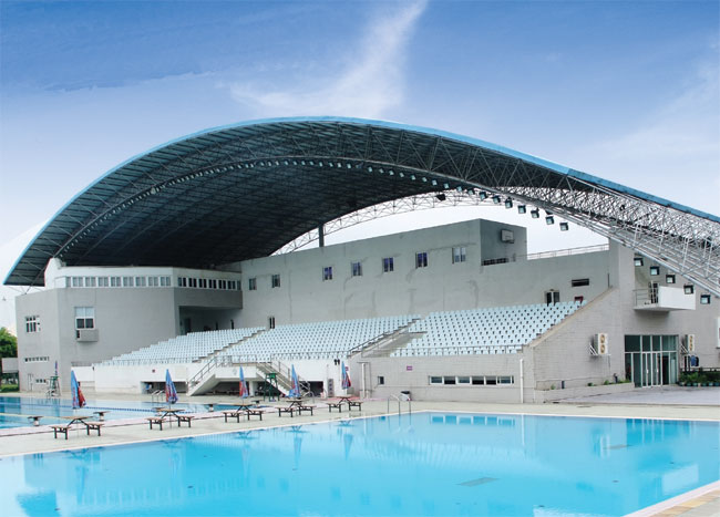 任丘游泳馆网架